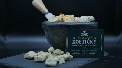 Sýrové kostičky - Ochucené 150g