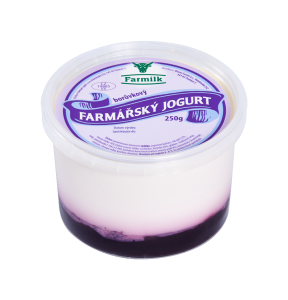 Farmářský jogurt borůvkový 250 g